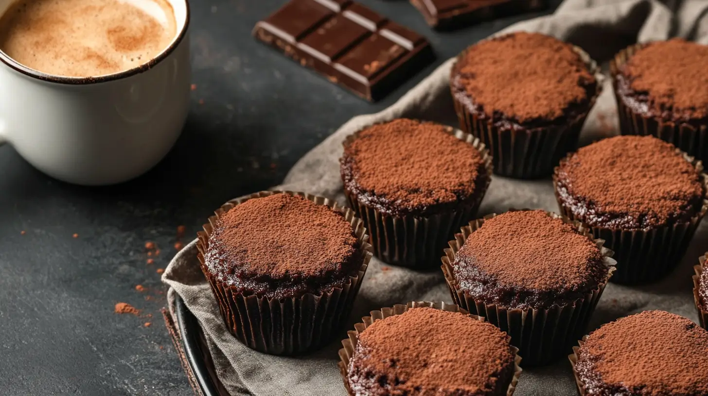 Flourless Chocolate Cupcakes