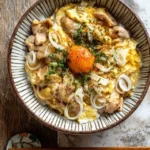 Homemade Oyakodon (Chicken and Egg Bowl)